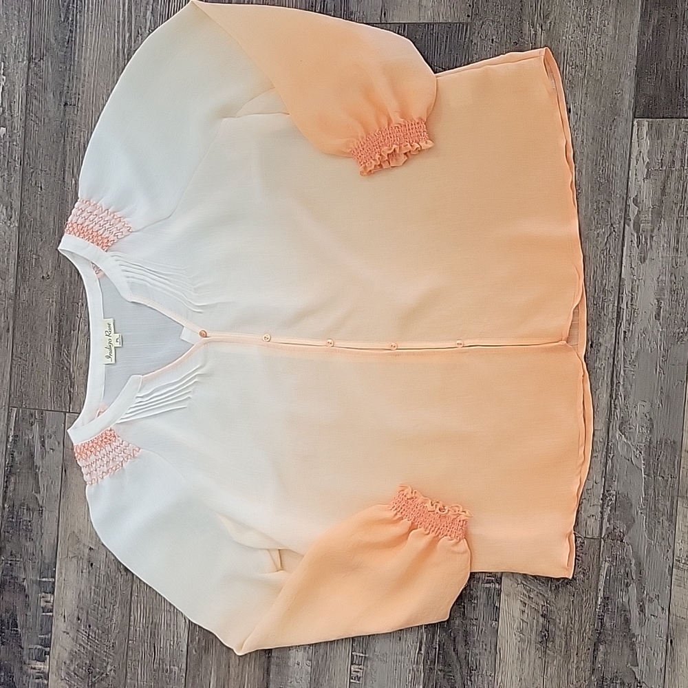 Indigo Blue Ombre Blouse